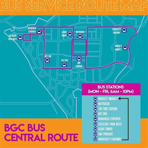 central route bgc bus|Deciphering the BGC Bus Routes: A Guide .